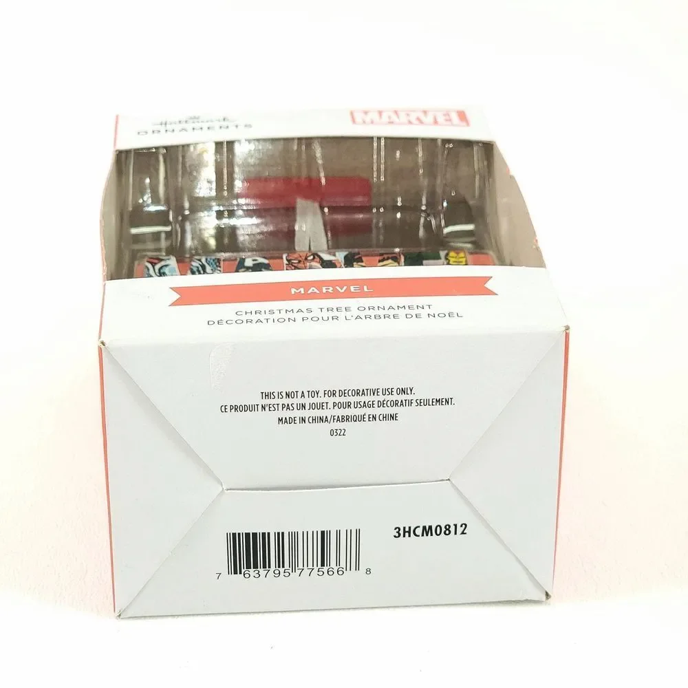 Hallmark Marvel Comics Logo - Avengers Superheroes Christmas Tree Ornament - NEW - Picture 6 of 6